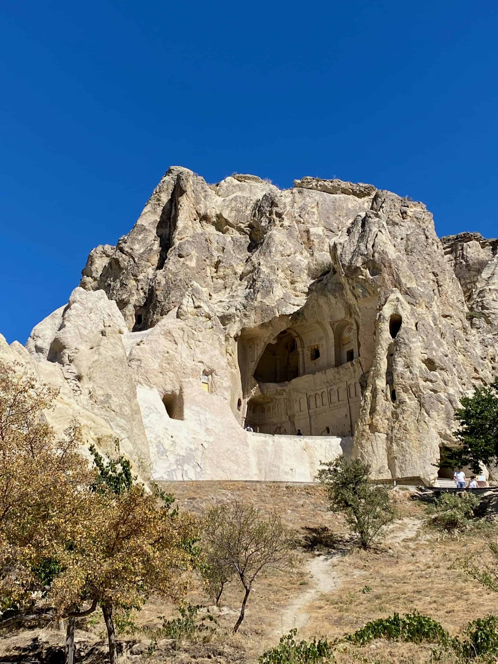 Christian sanctuaries in rock formations in Cappadocia.