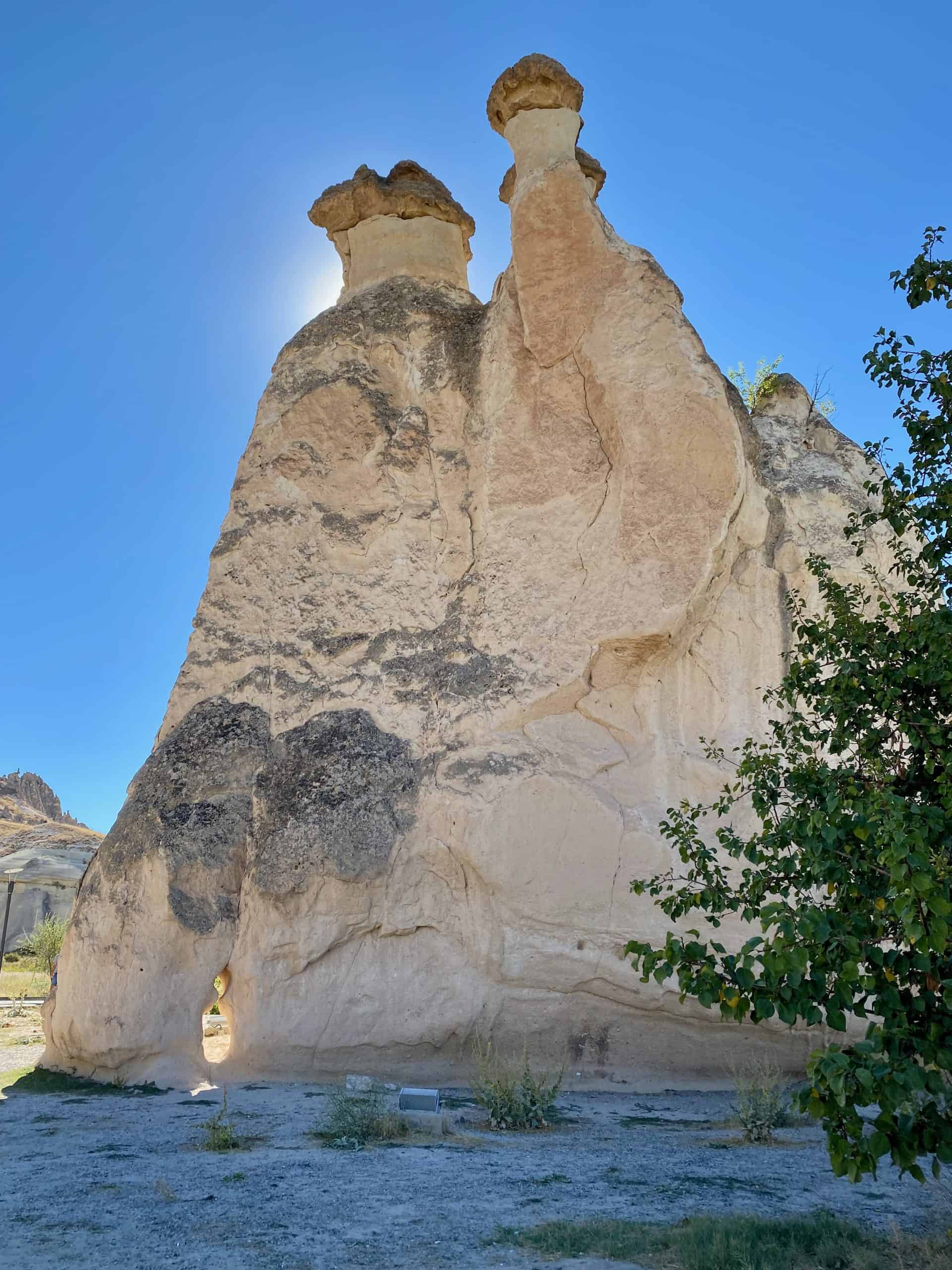 Rock formations in Monks Valley, Cappadocia