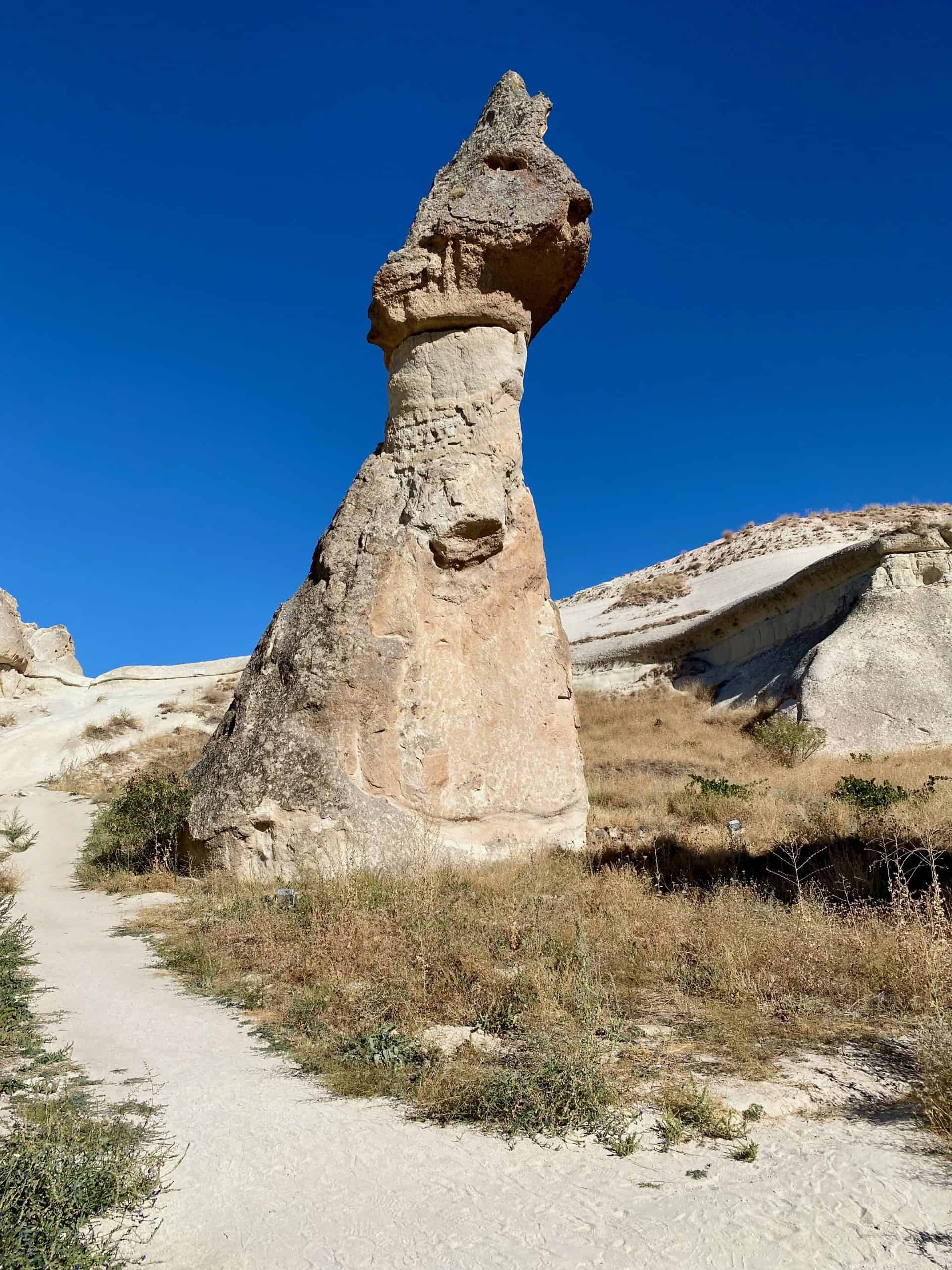 Rock formations in Monks Valley, Cappadocia