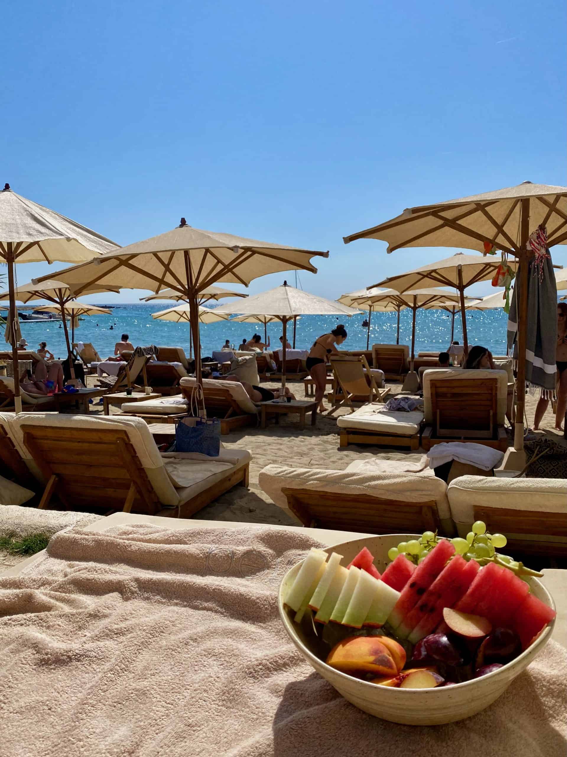 Before Sunset beach club in Alaçatı