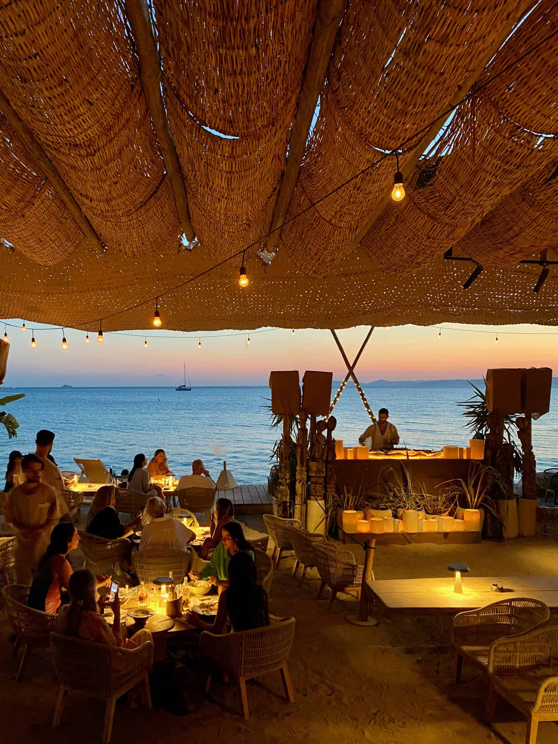 Sunset at Before Sunset beach club in Alaçatı