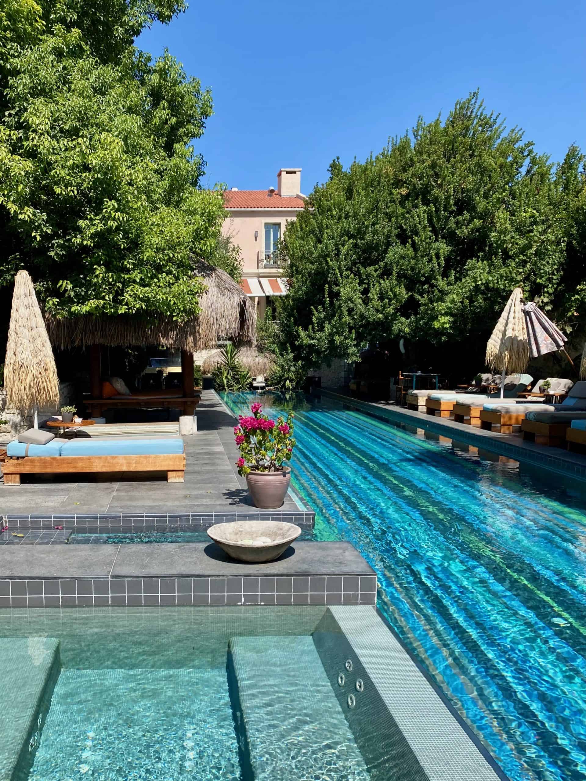 Pool at Alavya hotel in Alaçatı