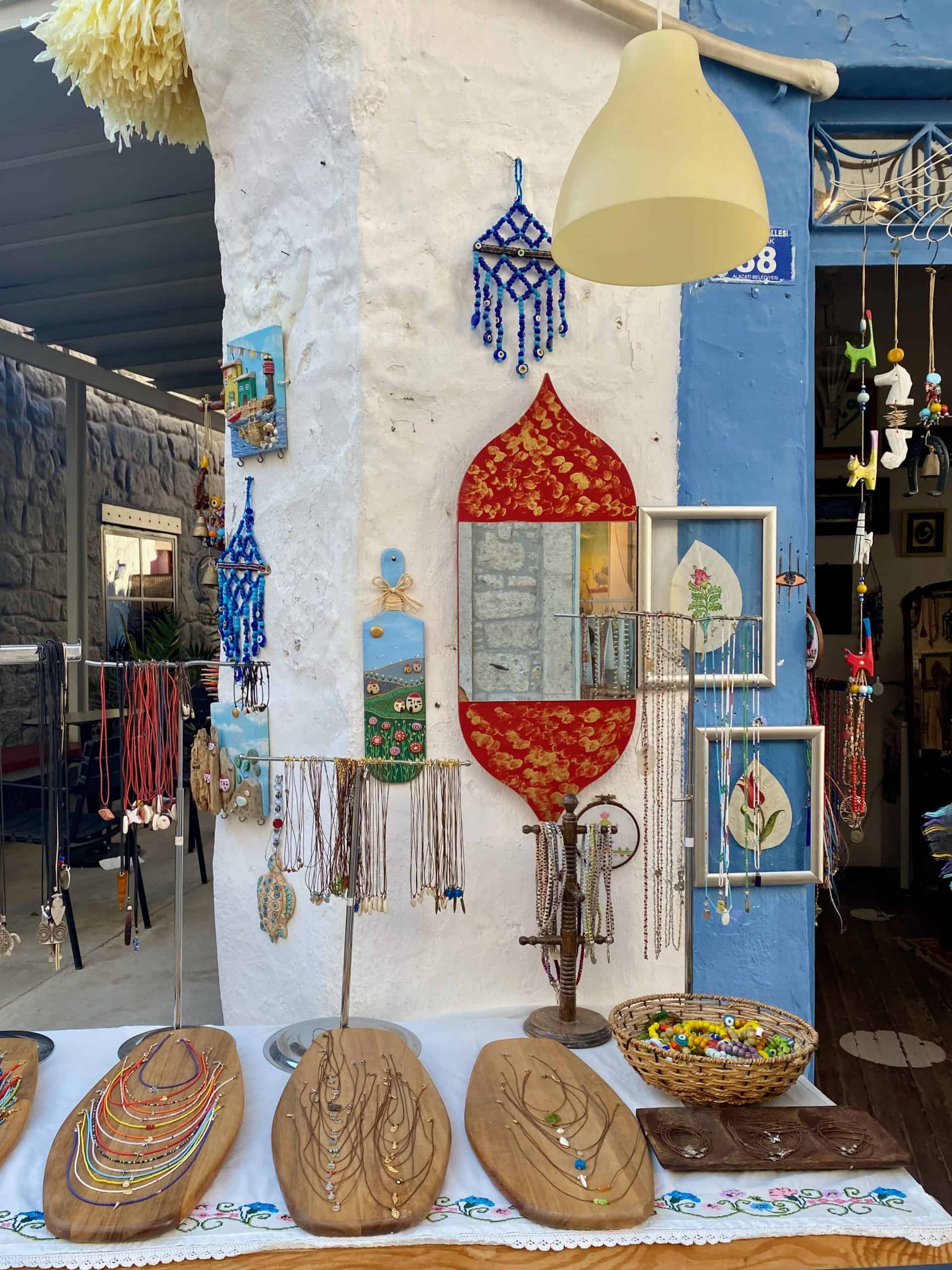 Shopping in the old town one of the many things to do in Alaçatı