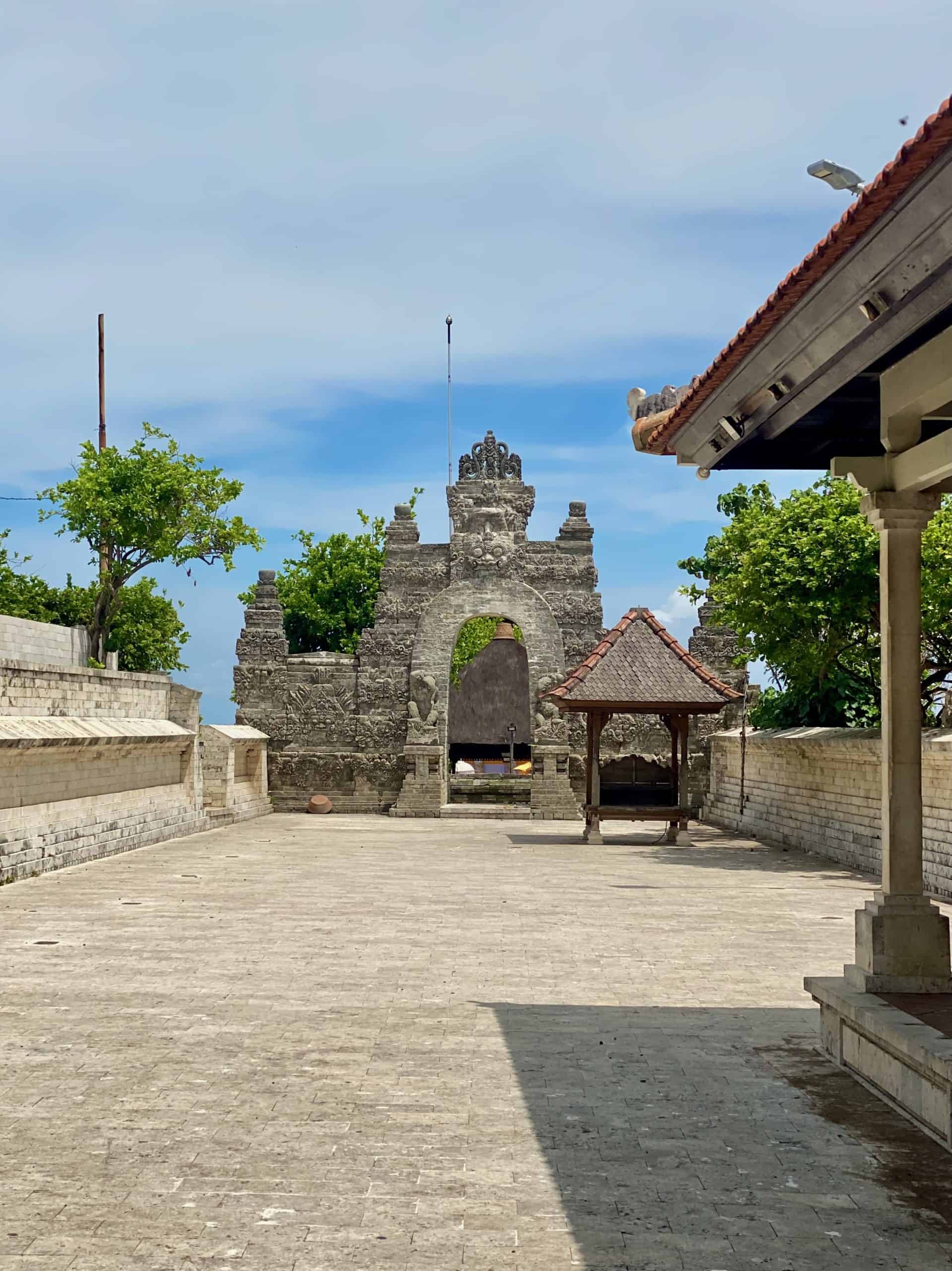 Gate to innermost courtyard at Uluwatu Temple